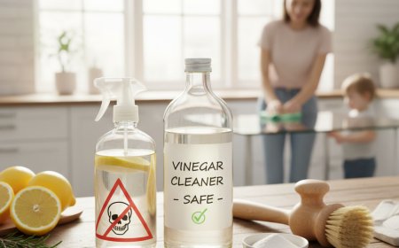 Sirke ile Temizlik Gerçekten Güvenli mi? Bilinen Doğrular ve Yanlışlar