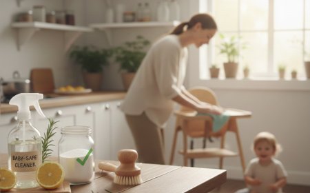 Bebekli Evlerde Kimyasalsız Temizlik Nasıl Yapılmalı
