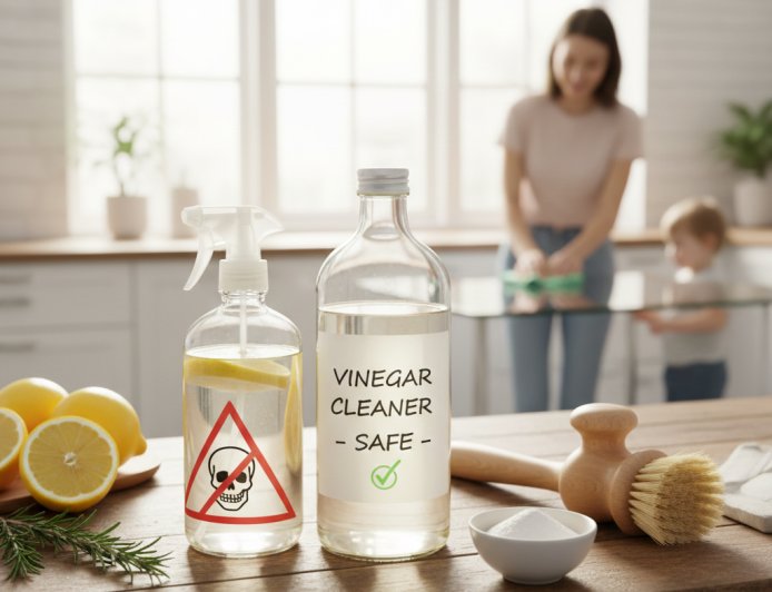 Sirke ile Temizlik Gerçekten Güvenli mi? Bilinen Doğrular ve Yanlışlar