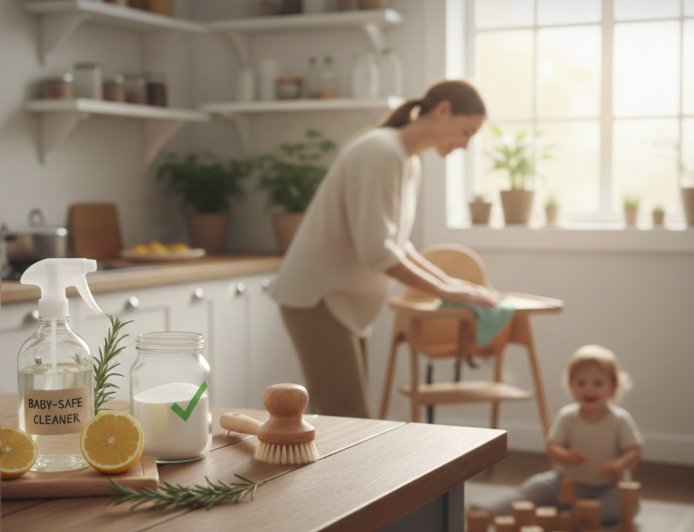 Bebekli Evlerde Kimyasalsız Temizlik Nasıl Yapılmalı