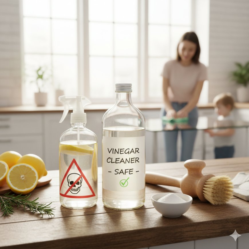 Sirke ile Temizlik Gerçekten Güvenli mi? Bilinen Doğrular ve Yanlışlar