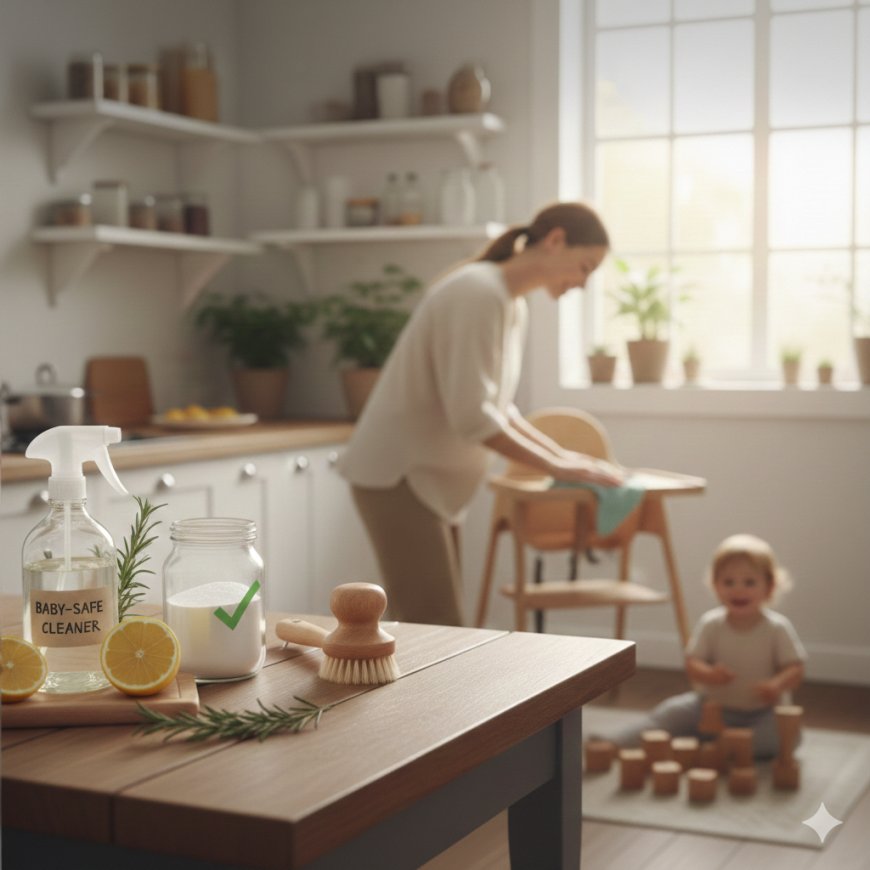 Bebekli Evlerde Kimyasalsız Temizlik Nasıl Yapılmalı