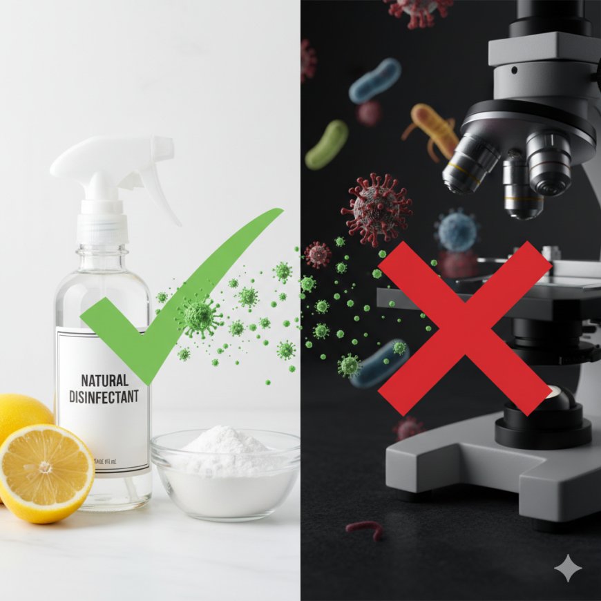 Doğal Temizlik Ürünleri Gerçekten Mikropları Öldürür mü?